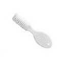 Security Toothbrush, White Nylon Bristles